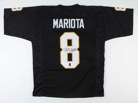 Marcus Mariota Signed Oregon Ducks Jersey (JSA COA) Heisman Trophy Winner 2014