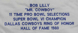 Bob Lilly Autographed White Stat2 Pro Style Jersey W/ HOF- JSA W Auth *7