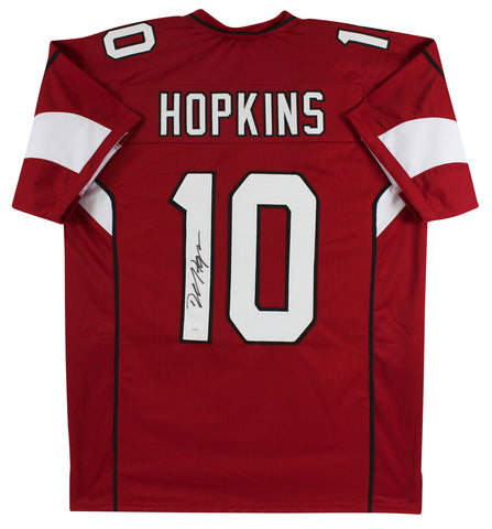 DeAndre Hopkins Authentic Signed Red Pro Style Jersey Autographed JSA Witness