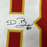Autographed/Signed DWAYNE BOWE Kansas City Red Football Jersey JSA COA Auto
