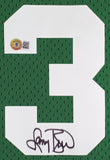 Larry Bird Authentic Signed 1985 Green M&N HWC Swingman Framed Jersey BAS Wit