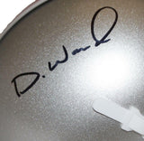 Denzel Ward Autographed Ohio State Buckeyes Schutt Mini Helmet Beckett 29474