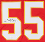 Frank Clark Signed Kansas City Chiefs Jersey (JSA COA) Super Bowl LIV Champ /D.E