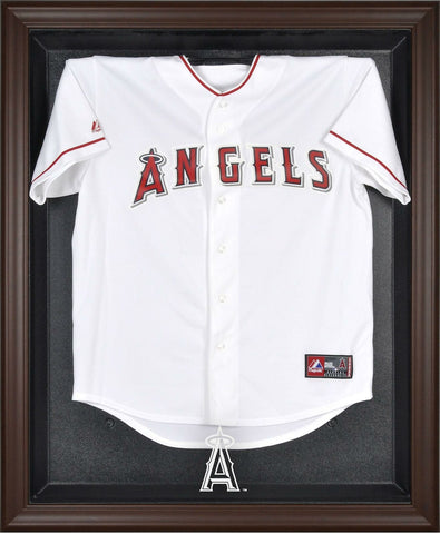 Angels Brown Framed Logo Jersey Display Case-Fanatics Authentic