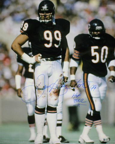 Dan Hampton Autographed/Signed Chicago Bears 16x20 Photo HOF BAS 29108