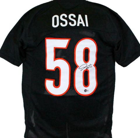 Joseph Ossai Autographed Black Pro Style Jersey-Beckett W Hologram
