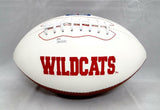 Ka'Deem Carey Bear Down Autographed Arizona Wildcats Logo Football- JSA W Auth