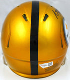 Najee Harris Autographed Pittsburgh Steelers Flash Speed Mini Helmet-Fanatics