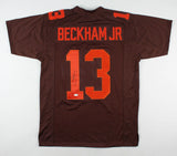 Odell Beckham Jr. Signed Cleveland Browns Jersey (JSA COA) 3xPro Bowl W.R.