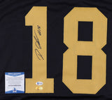 Diontae Johnson Signed Steelers Jersey (Beckett COA) Pittsburgh 3rd Yeart W.R.