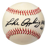 Luke Appling Signed Chicago White Sox American League Baseball HOF 64 BAS