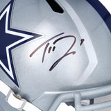 Trevon Diggs Dallas Cowboys Autographed Riddell Speed Replica Helmet