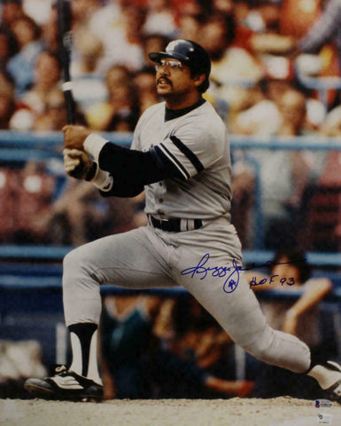 Reggie Jackson Autographed New York Yankees 16x20 Photo HOF BAS 23889