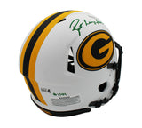 Brett Favre Signed Green Bay Packers Speed Authentic Lunar Helmet - LE 1 of 44