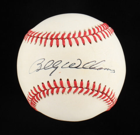 Billy Williams Signed OML Baseball (JSA COA) Hall of Fame 1987 Chicago Cubs