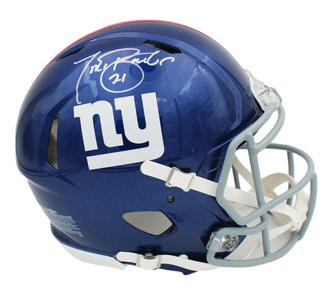 Tiki Barber Signed New York Giants Speed Authentic NFL Helmet