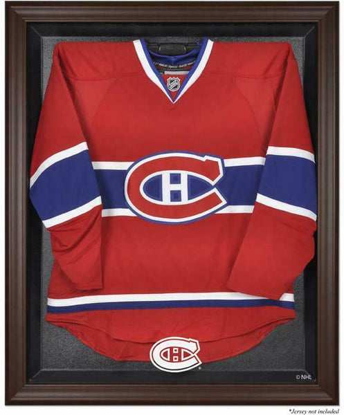 Montreal Canadiens Brown Framed Logo Jersey Display Case - Fanatics