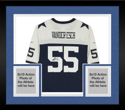 Frmd Leighton Vander Esch Dallas Cowboys Signed Navy Alternate Game Jersey