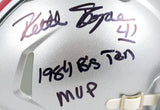 Keith Byars Signed Ohio State Buckeyes Speed Mini Helmet w/MVP-Beckett W Holo