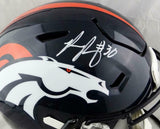 Philip Lindsay Autographed Denver Broncos F/S SpeedFlex Helmet-JSA W Auth *White