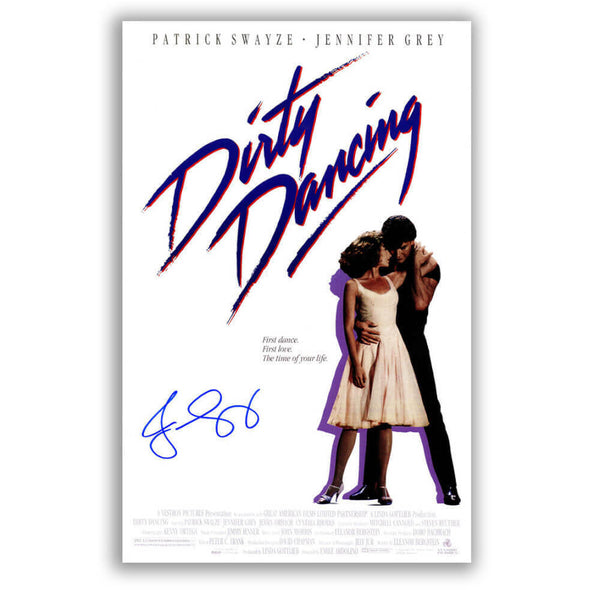 Jennifer Grey Signed Dirty Dancing 11x17 Movie Poster - SCHWARTZ COA
