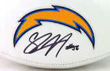 Shawne Merriman Autographed San Diego Chargers Logo - Beckett W Authentication