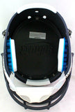 Chase Claypool Autographed ND Blue Alt F/S Helmet Blue FM- Beckett W Hologram