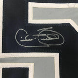 Autographed/Signed CECIL FIELDER New York Grey Baseball Jersey JSA COA Auto