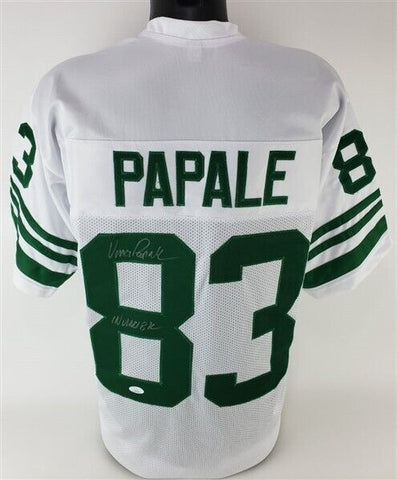 Vince Papale Signed Philadelphia Eagles Jersey Inscribed "Invincible" (JSA COA)