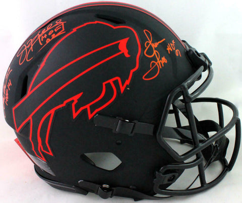 Kelly/Reed/Thomas Signed Buffalo Bills F/S Eclipse Authentic Helmet w/HOF- JSA W