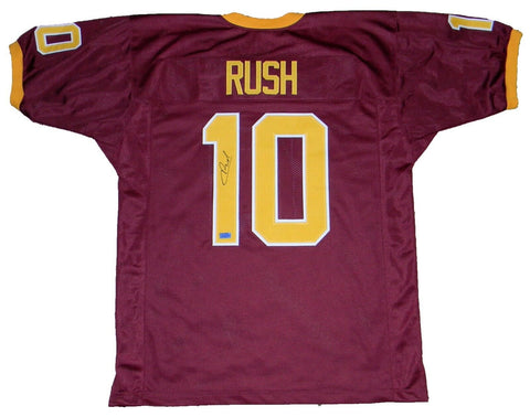 COOPER RUSH SIGNED AUTOGRAPHED CENTRAL MICHIGAN CHIPPEWAS #10 JERSEY COA