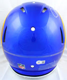 Odell Beckham Jr. Signed LA Rams F/S 2020 Speed Authentic Helmet-Beckett W Holo