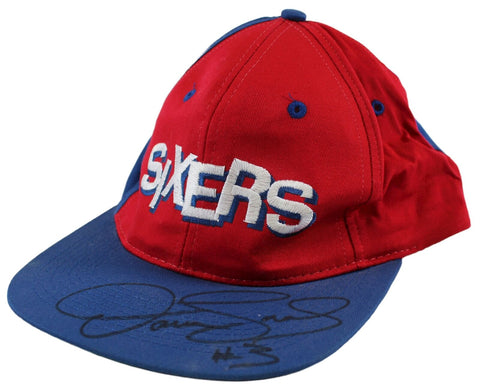 76ers Dana Barros Authentic Signed Vintage Hat Autographed BAS #BG79112