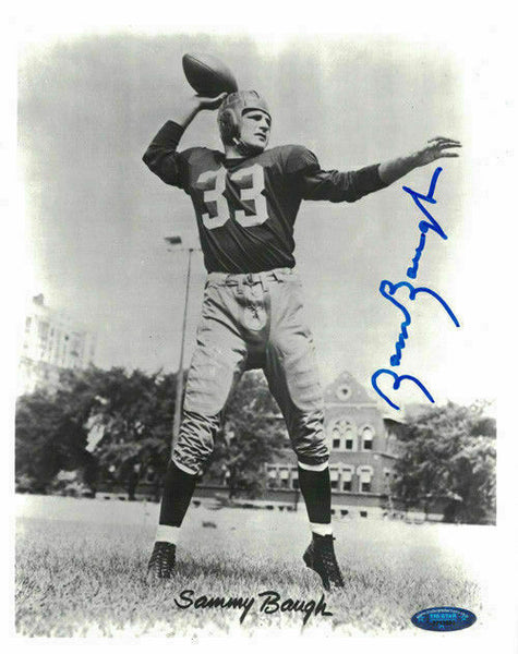 Sammy Baugh Autographed Washington Redskins 8x10 Photo Tristar 20788