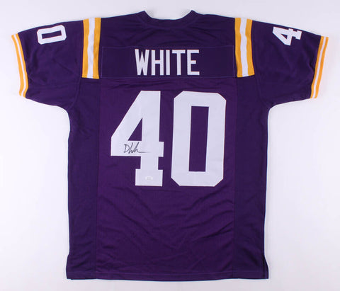 Devin White Signed LSU Tigers Jersey (JSA COA) Buccaneers #5 Overall Pk 2019 L.B