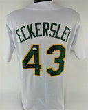 Dennis Eckersley Signed Oakland A's Jersey (JSA COA) 6xAll Star Pitcher / H.O.F.