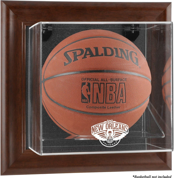 New Orleans Pelicans Brown Framed Wall Basketball Case - Fanatics