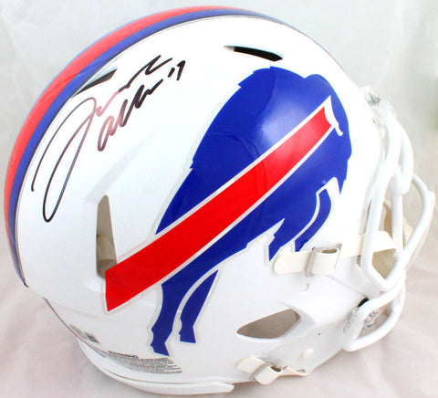Josh Allen Autographed Bills F/S 2021 Speed Authentic Helmet-Beckett W Hologram