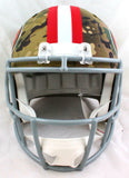 Deion Sanders Autographed 49ers F/S Camo Speed Helmet-Beckett W Hologram *White
