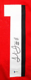 Julio Jones Autographed 2020 Red Pro Style Jersey - Beckett W Auth *R1
