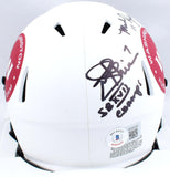 Joe Theismann Mark Rypien Signed WFT Speed Lunar Mini Helmet w/SB-Beckett W Holo