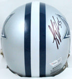 Leighton Vander Esch Autographed Dallas Cowboys Mini Helmet-Fanatics *Black