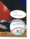 Rhys Hoskins Signed Framed Philadelphia Phillies 16x20 Home Run Photo JSA ITP