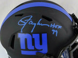 Lawrence Taylor Autographed NY Giants Eclipse Mini Helmet w/HOF- Beckett W *Blue