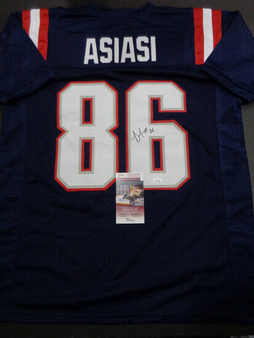 Devin Asiasi Signed New England Patriots Jersey (JSA COA) 2020 3rd Rnd Pck T.E.