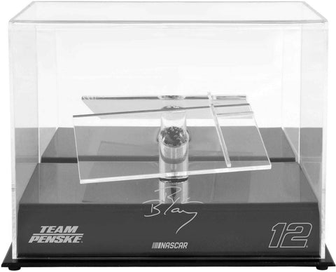 Ryan Blaney #12 Penske Racing 1 Car 1/24 Scale Die Cast Display Case & Platforms