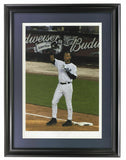 Derek Jeter New York Yankees Framed Archive Photo "Breaking Lous Record"