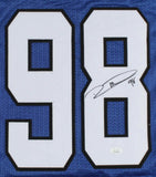 Robert Mathis Signed Indianapolis Colts Jersey (JSA COA) Super Bowl XLI Champion