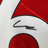 Autographed/Signed Harvey Elliott Liverpool Red Soccer Jersey Beckett BAS COA