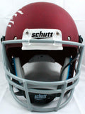 Johnny Manziel Autographed Texas A&M Schutt F/S Maroon Helmet w/5 Insc.-BAWHolo